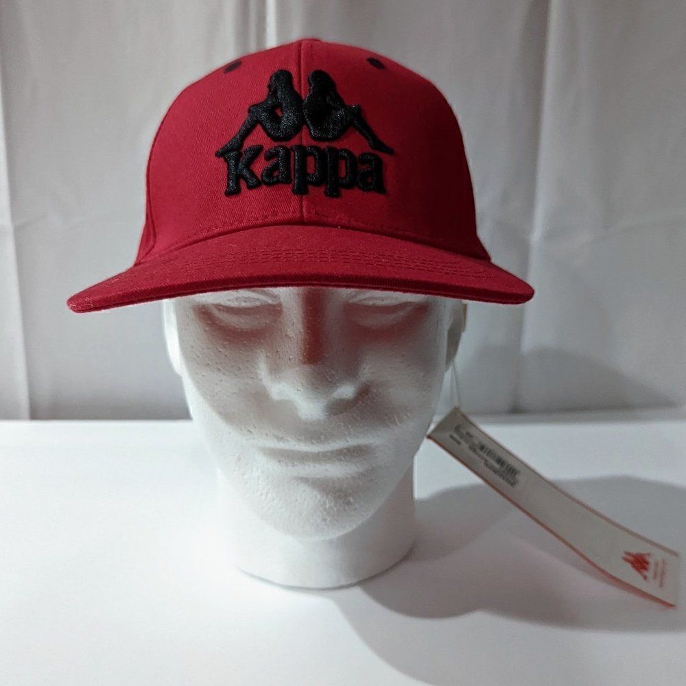 Bnwt Kappa Authentic Bzadem Red Dk Black - Picture 4 of 8